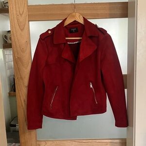Faux leather Tahari jacket size medium
